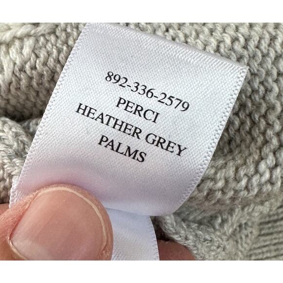 Rails Perci Palms Cashmere Sweater Size Large Women’s Gray - Picture 5 of 9